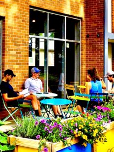 Coffee Prose Garden Patio Occupied